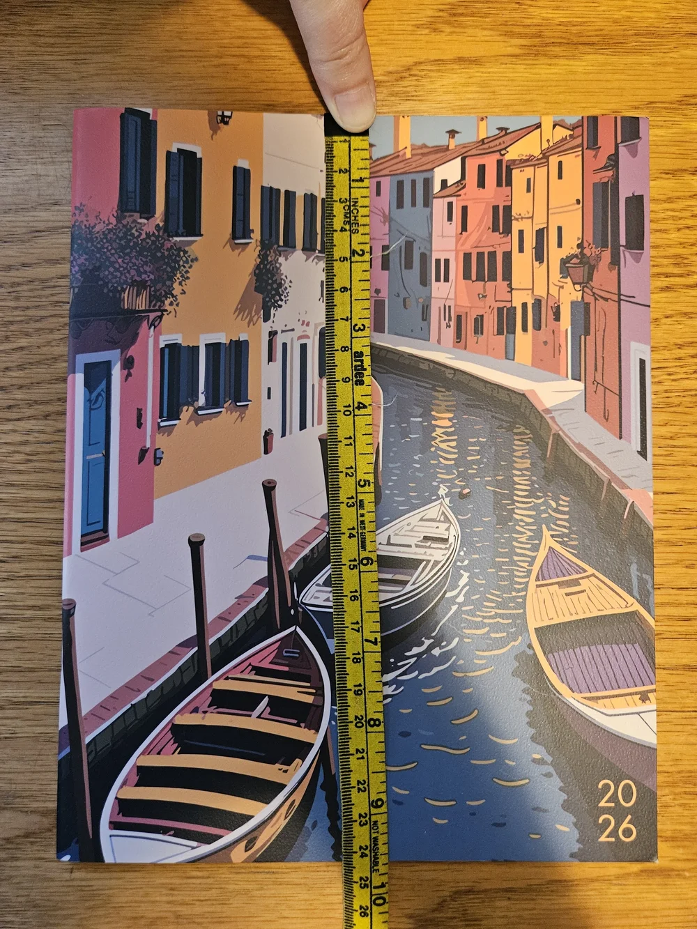 Decorative Canal Boats 2026 Planner - Multicolor Cover